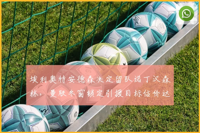 埃利奥特安德森决定留队诺丁汉森林，曼联冬窗锁定引援目标估价达上亿